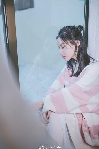 黑色蕾丝透视露胸旗袍连衣裙